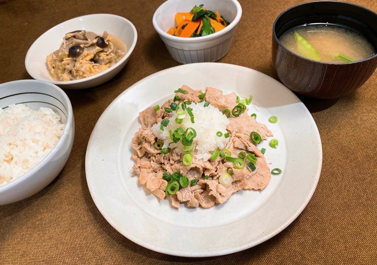 豚肉の甘辛焼き定食